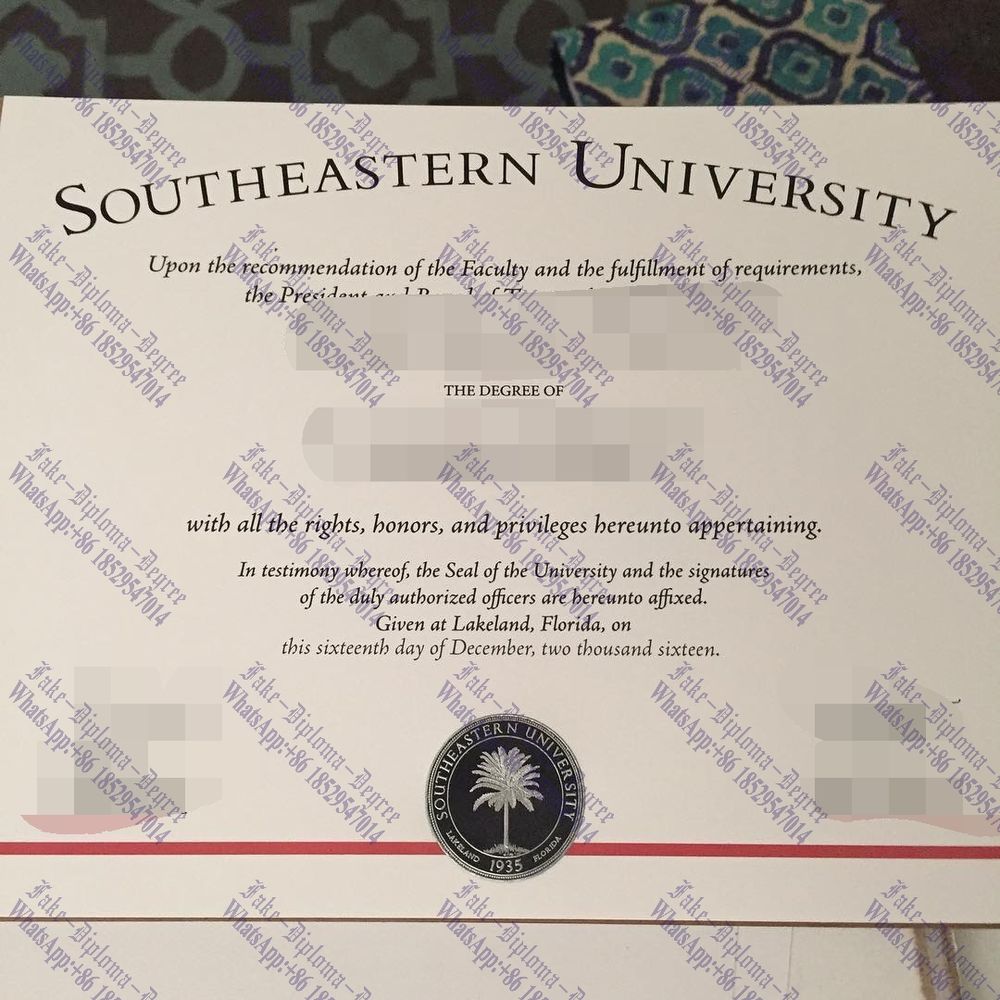 Fake outheastern University Degree