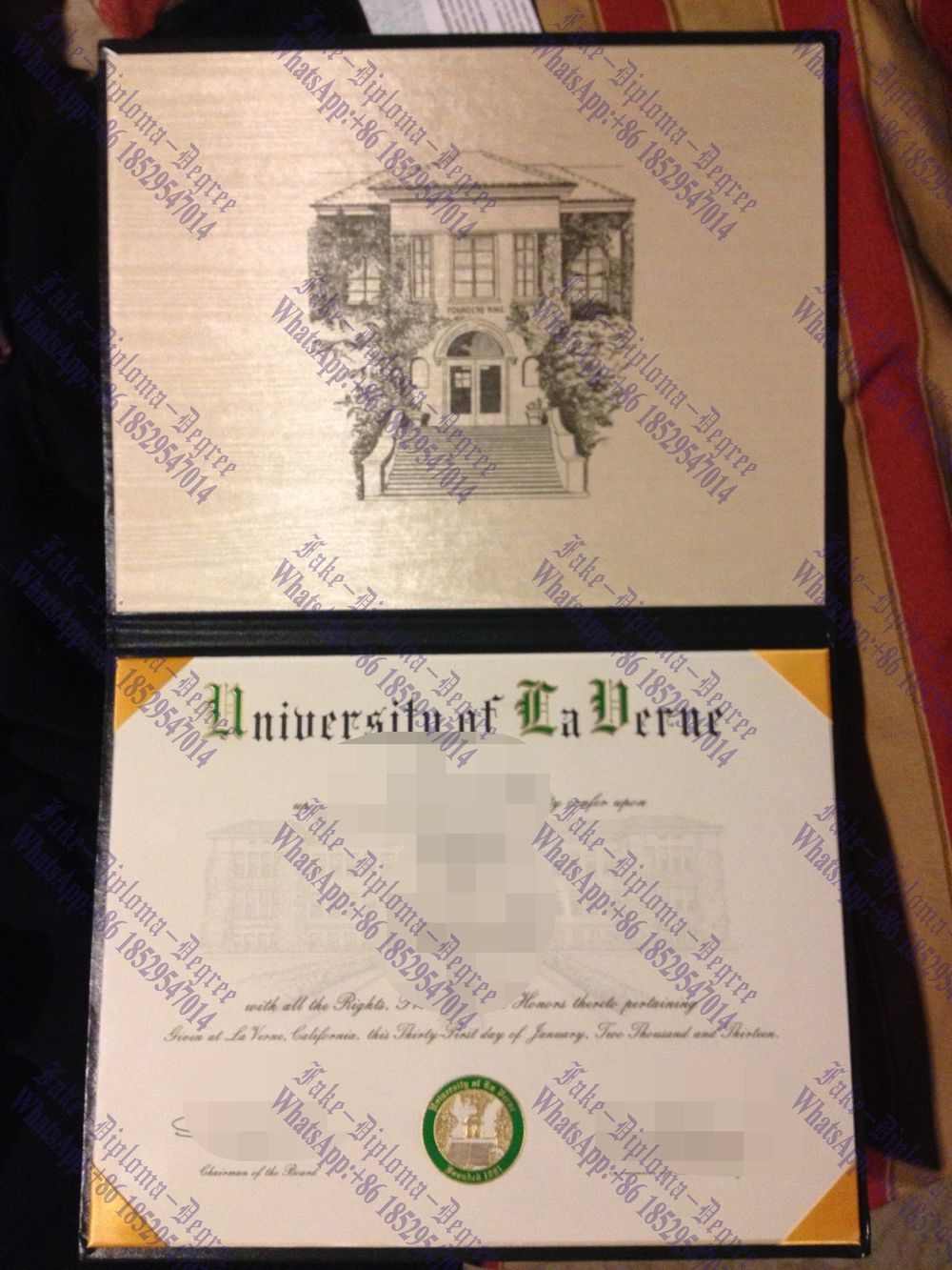Fake the University of La Verne Degree