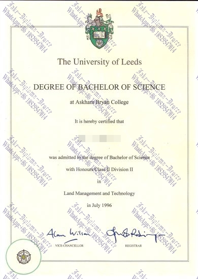 Fake the university of leeds Degree