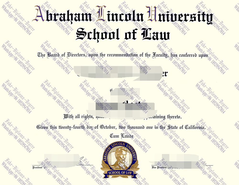 How Buy Abraham Lincoln University Diploma