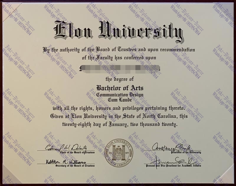 How Buy Elon University Diploma