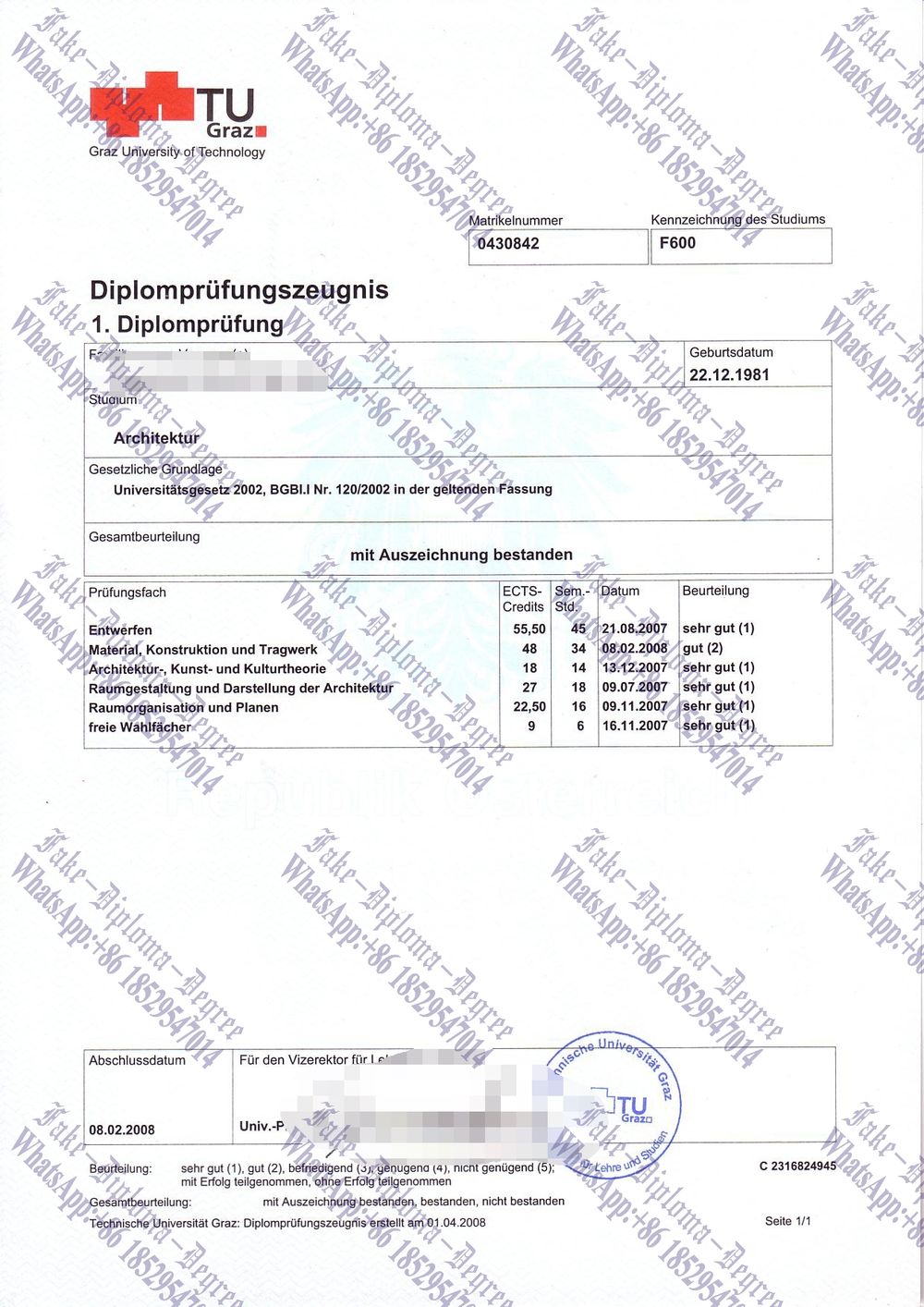 How Buy Graz University of Technology Diploma