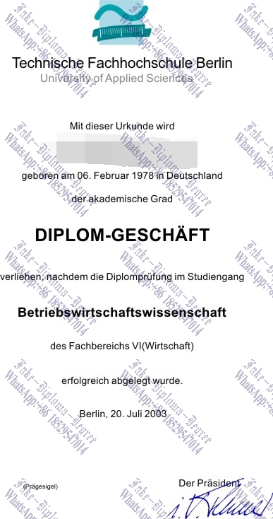How Buy Hochschulen Berlin Diploma