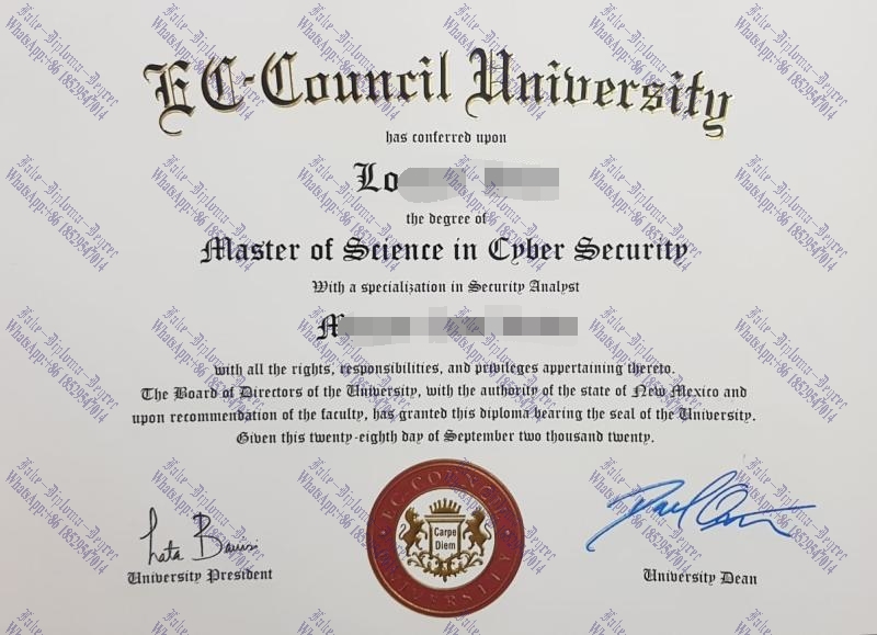 How Fast to Buy Fake EC Council university Degree