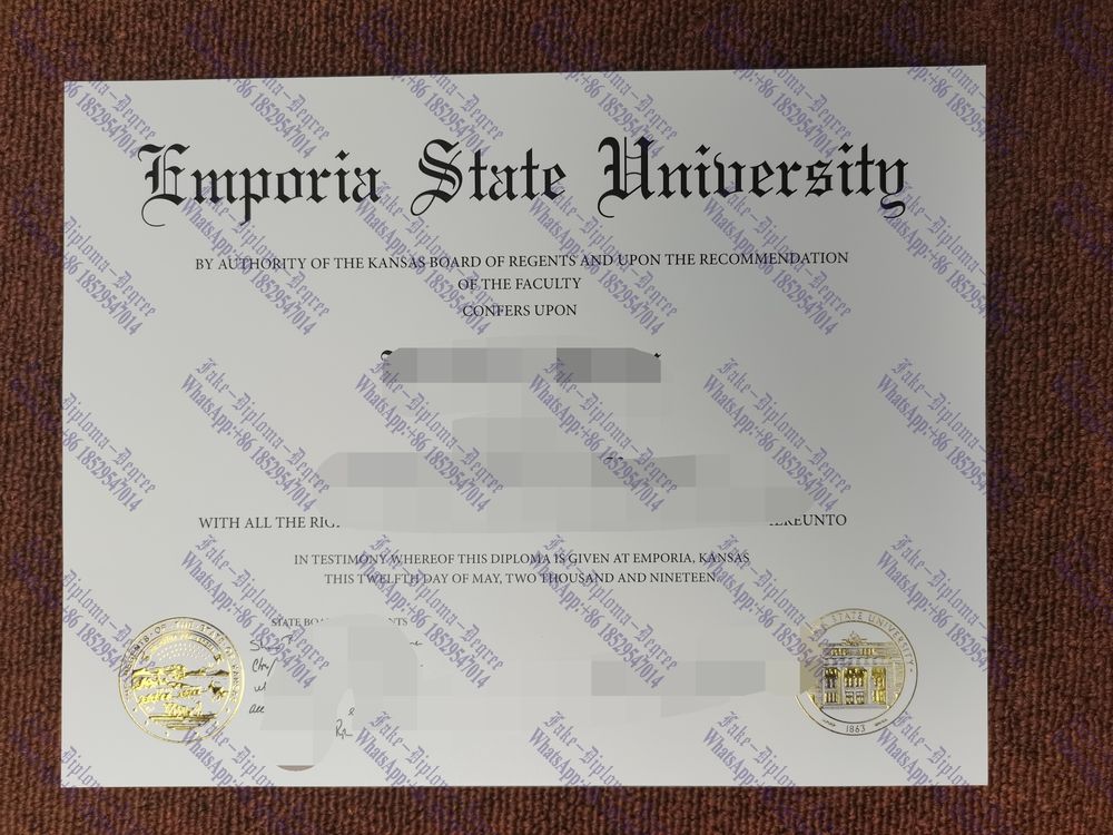 How Fast to Buy Fake Emporia State University Diploma