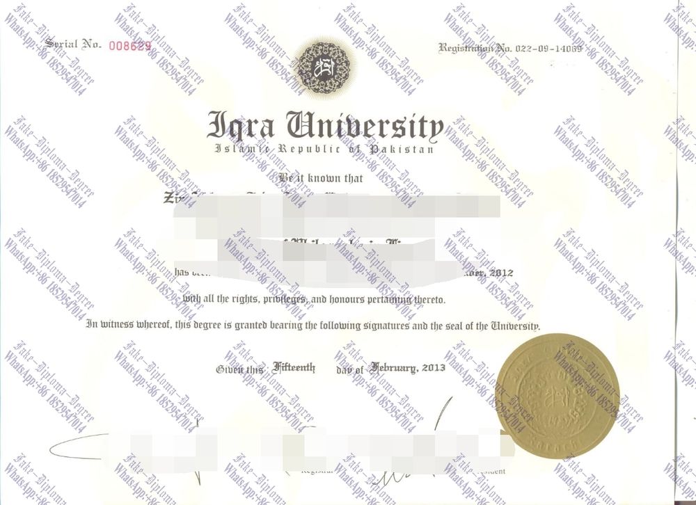 How Fast to Buy Fake Iqra University Diploma