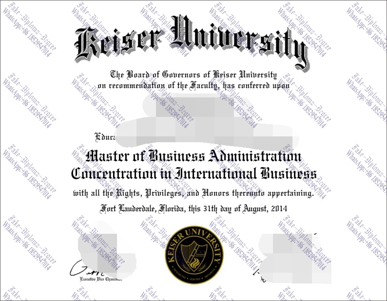 How Fast to Buy Fake Keiser University Diploma