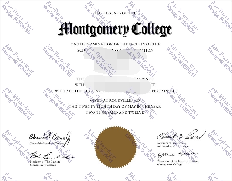 How Fast to Buy Fake Montgomery College Degree