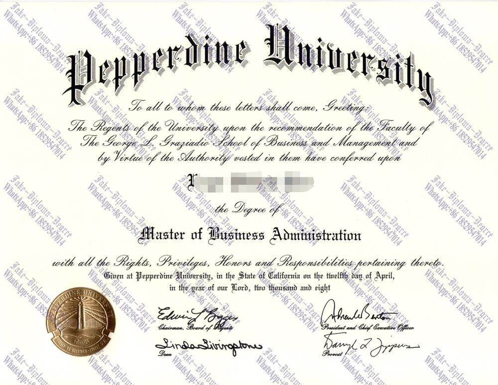 How Fast to Buy Fake Pepperdine University Degree