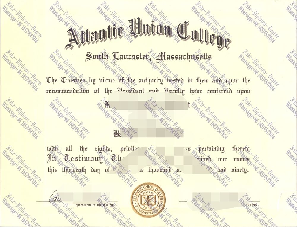 How Fast to Buy Fake Purchase phony Atlantic Union College Degree Degree
