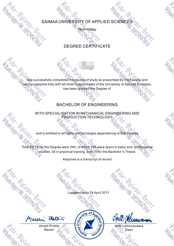How Fast to Buy Fake Saimaan ammattikorkeakoulu Degree