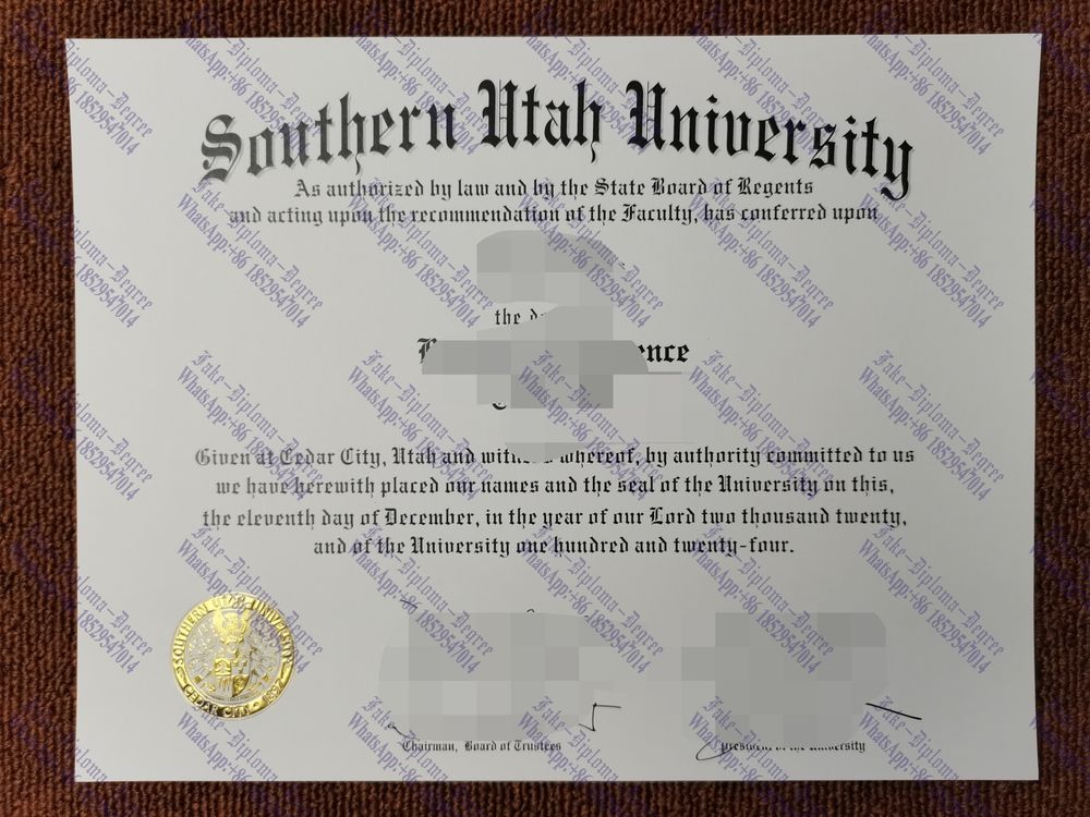 How Fast to Buy Fake Southern Utah University Diploma