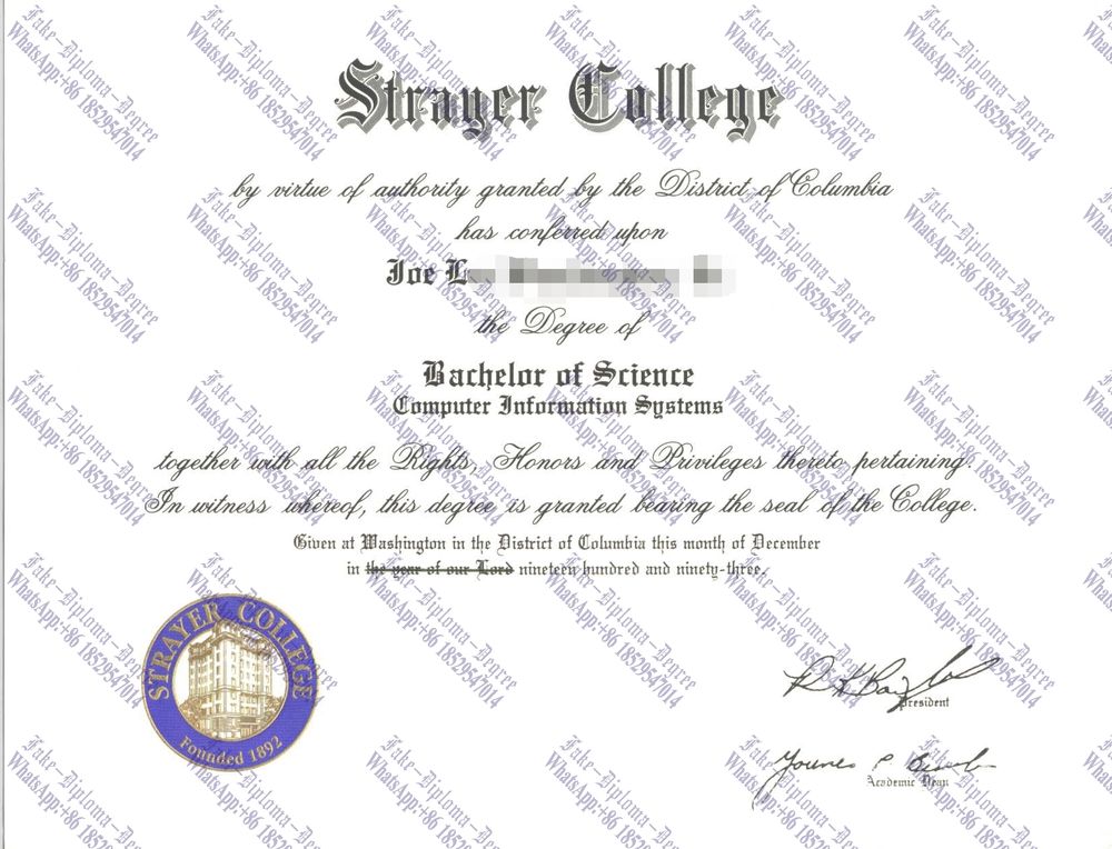 How Fast to Buy Fake Strayer College Degree