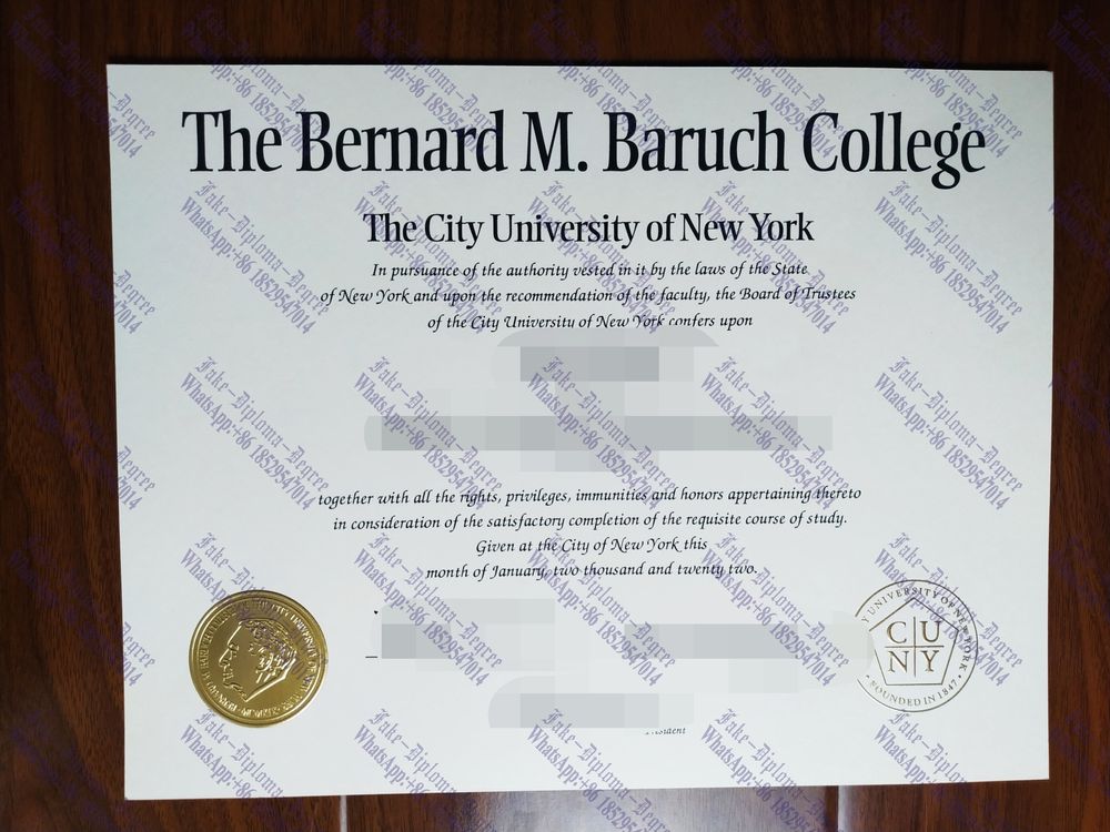 How Fast to Buy Fake The Bernard M. Baruch college Diploma