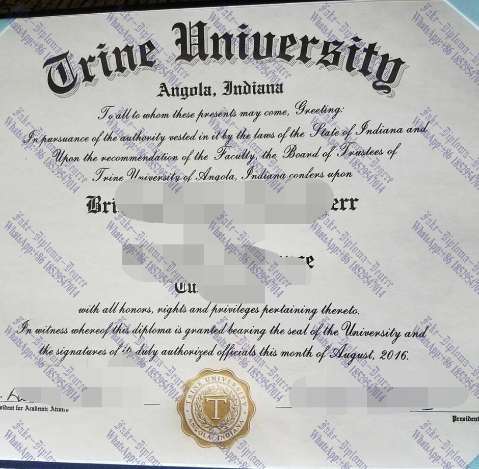 How Fast to Buy Fake Trine University Diploma