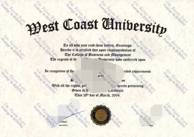 How Fast to Buy Fake WEST COAST UNIVERSITY Diploma