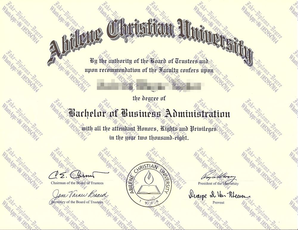 How to buy fake Abilene Christian University Degree