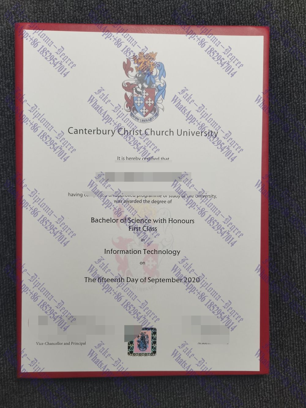 How to buy fake Canterbury Christ Church University Diploma