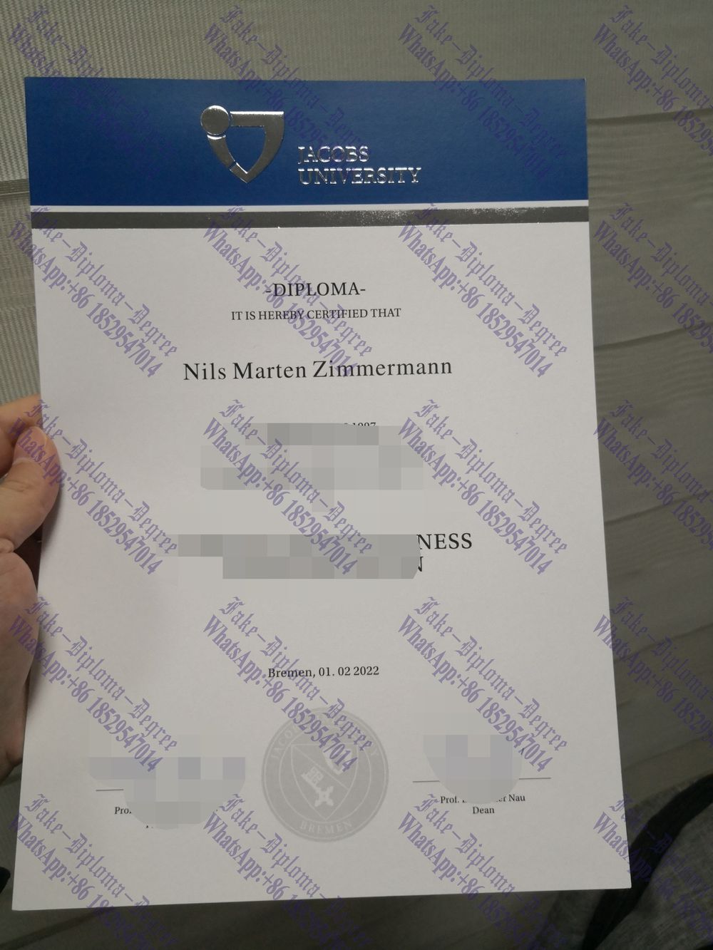 How to buy fake Constructor University Degree