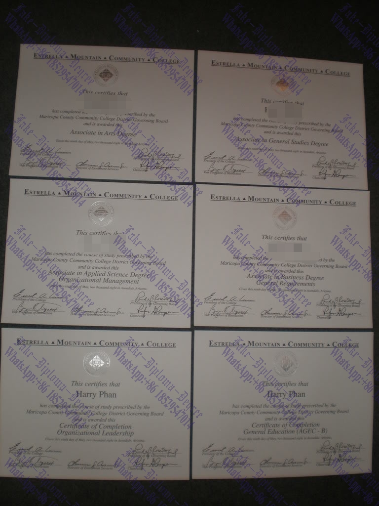 How to buy fake Estrella Mountain Community College Diploma