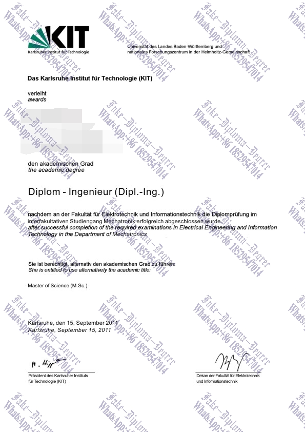 How to buy fake Karlsruhe Institute of Technology Degree