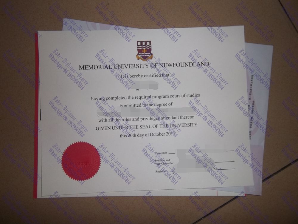 How to buy fake Memorial University of Newfoundland Degree