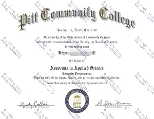 How to buy fake Pitt Community College Degree