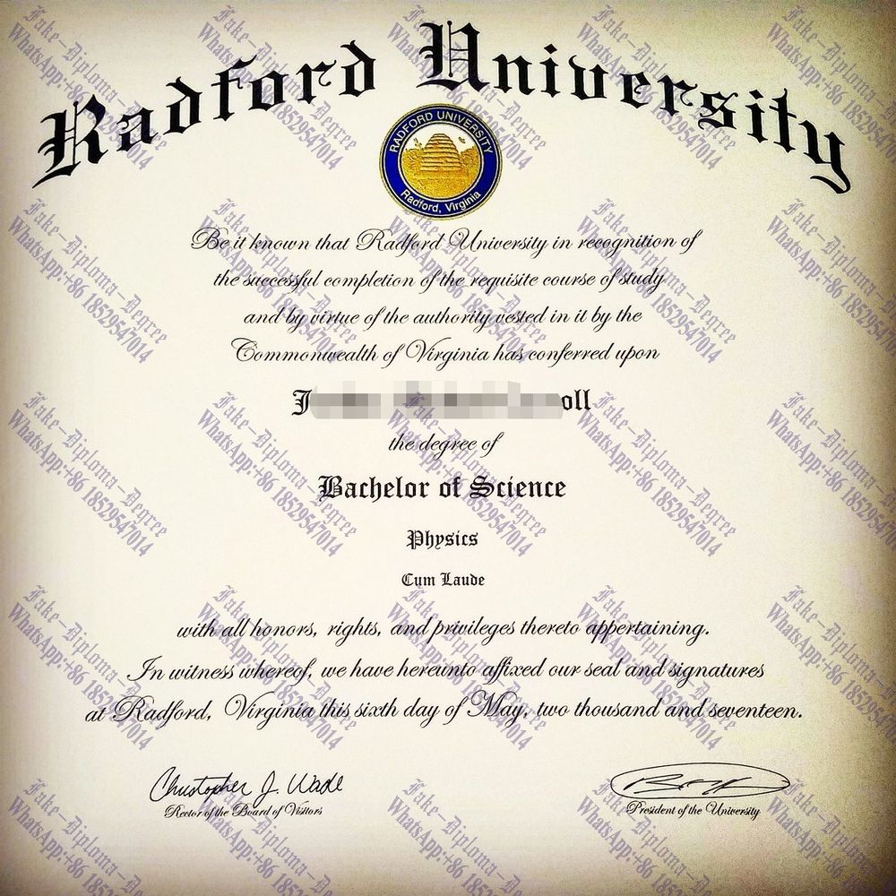How to buy fake Radford University Degree