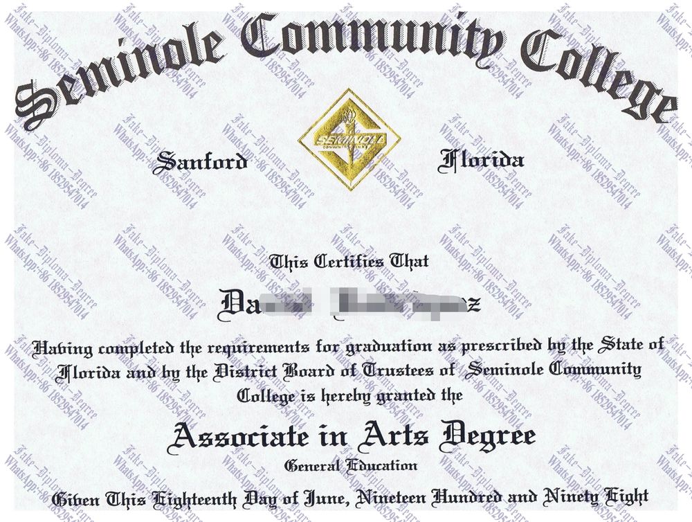 How to buy fake Seminole Community College Degree