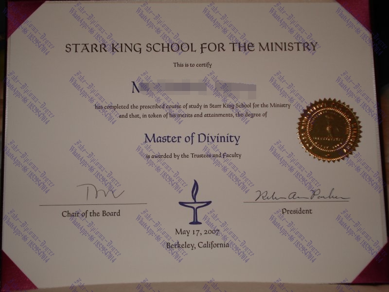 How to buy fake Starr King School for the Ministry Degree