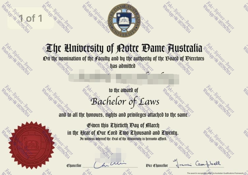 How to buy fake The University of Notre Dame Australia Diploma