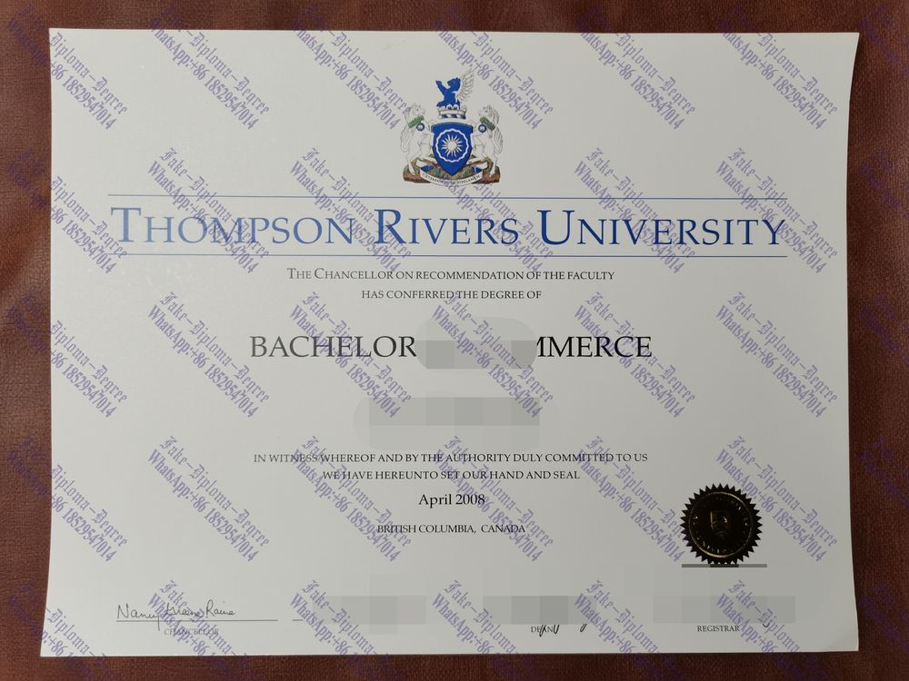 How to buy fake Thompson Rivers University Degree