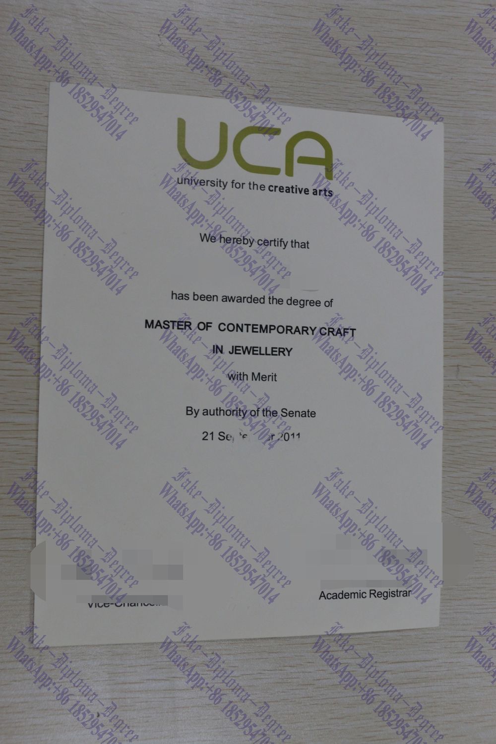 How to buy fake University for the Creative Arts Diploma