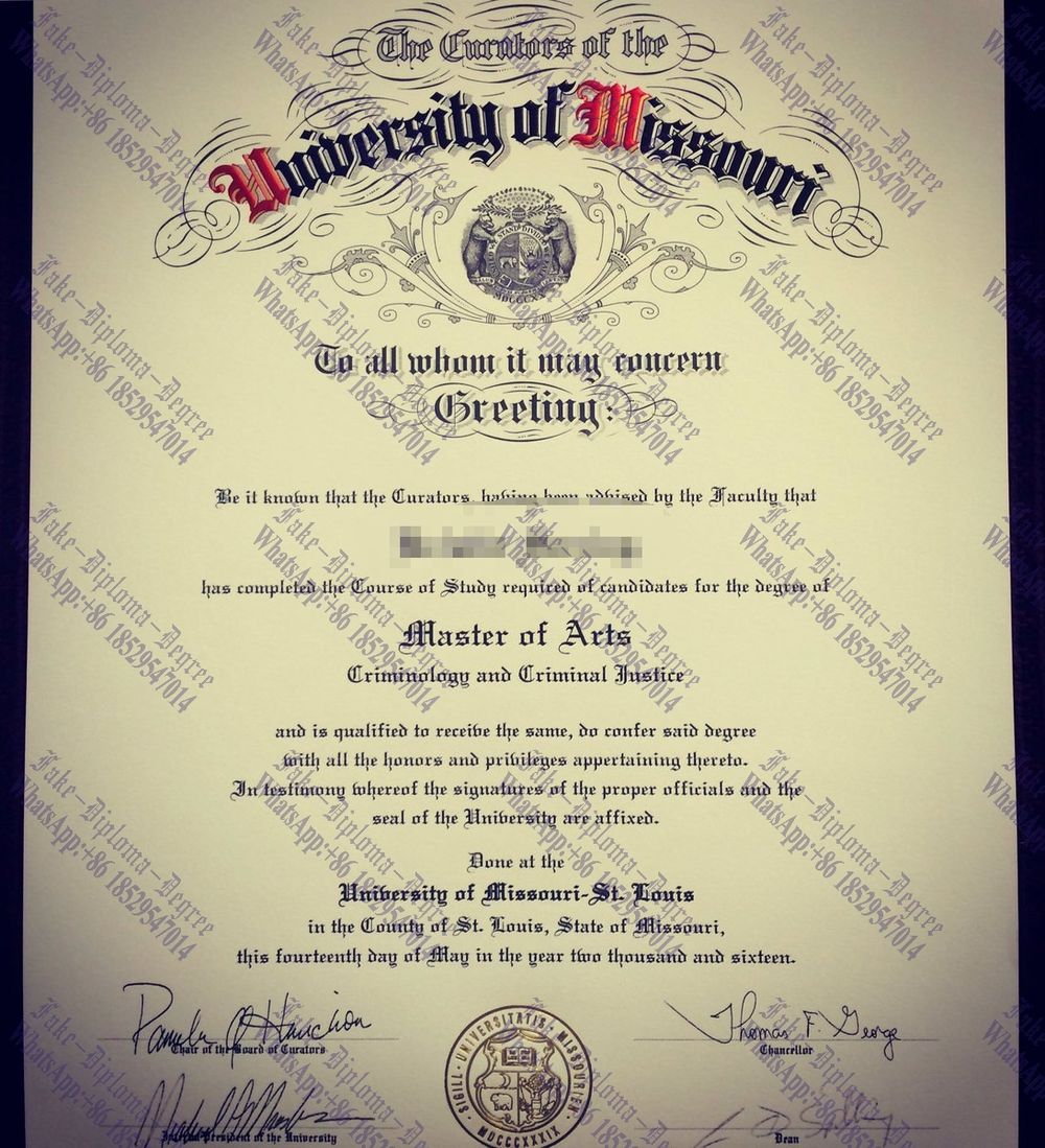 How to buy fake University of Missouri Saint Louis Degree