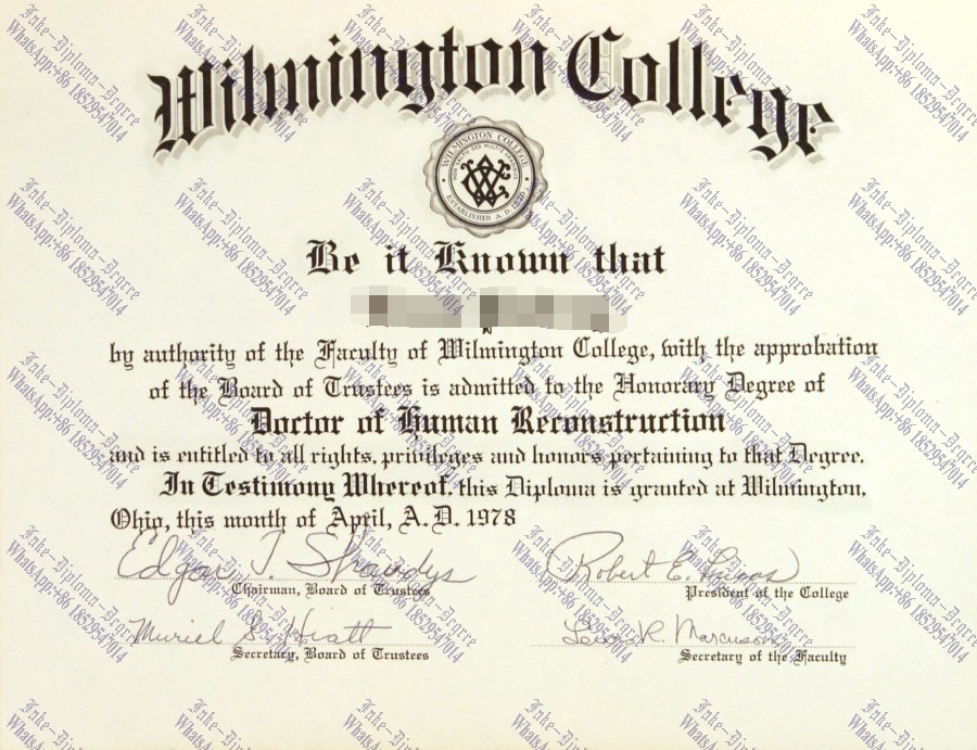 How to buy fake Wilmington College Degree