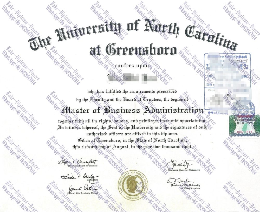 How to buy fake the University of North Carolina at greensboro Diploma