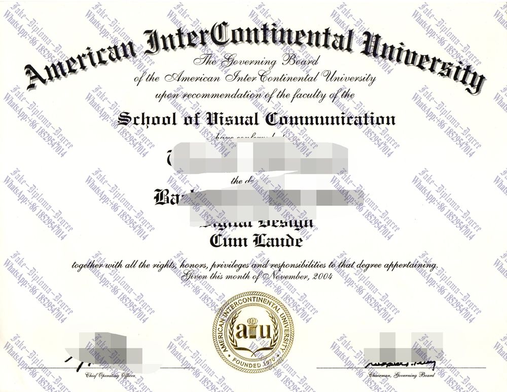 How to buy phony American Intercontinental University Degree