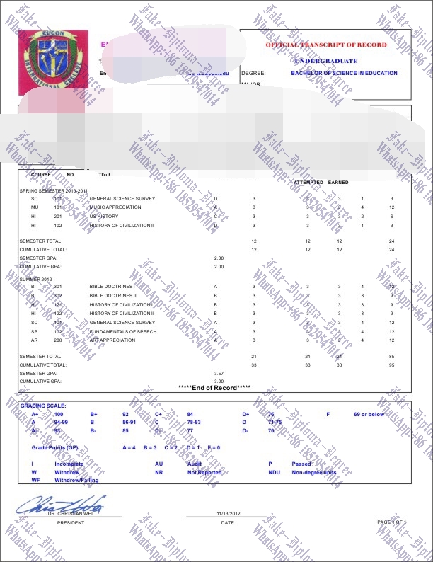 How to buy phony Eucon International College Diploma