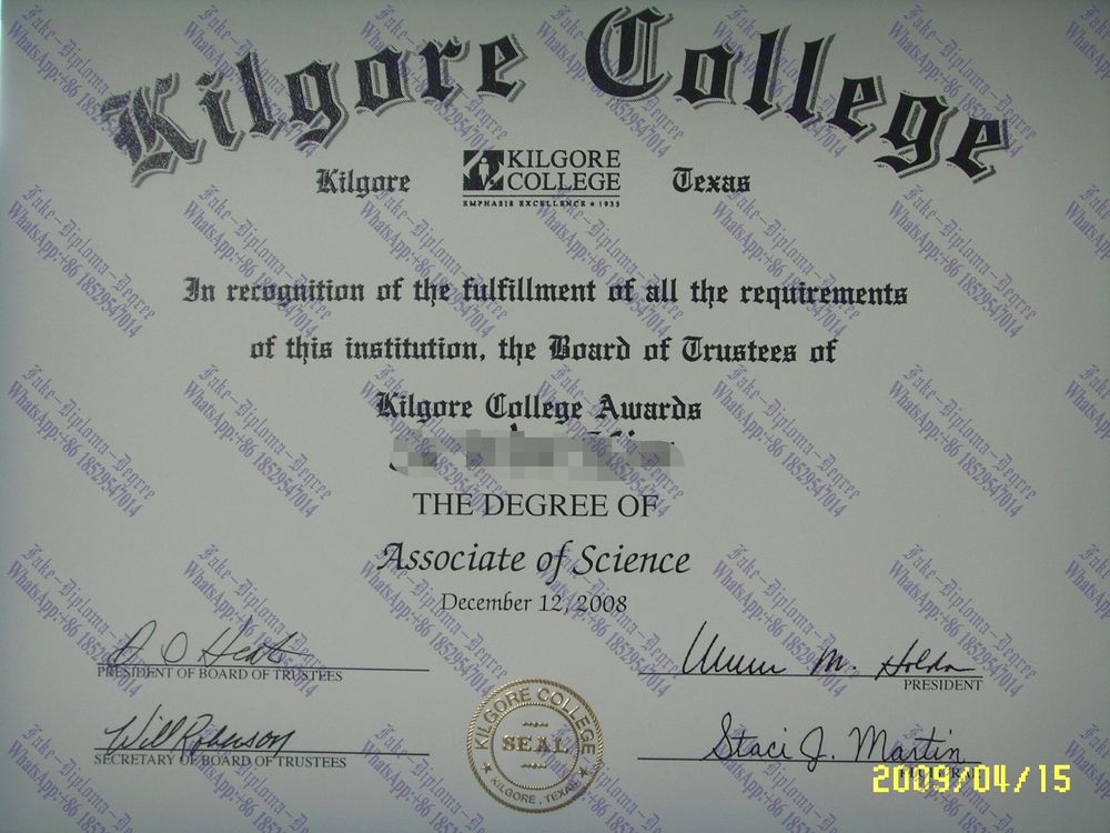 How to buy phony Kilgore College Degree