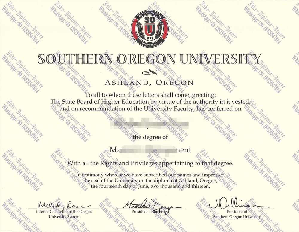 How to buy phony Southern Oregon University Degree