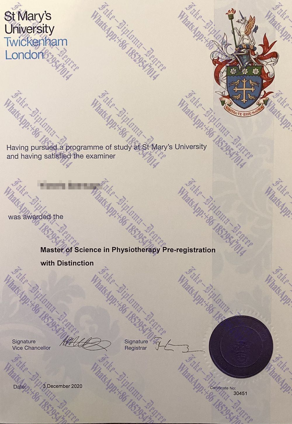 How to buy phony St Marys University College Degree