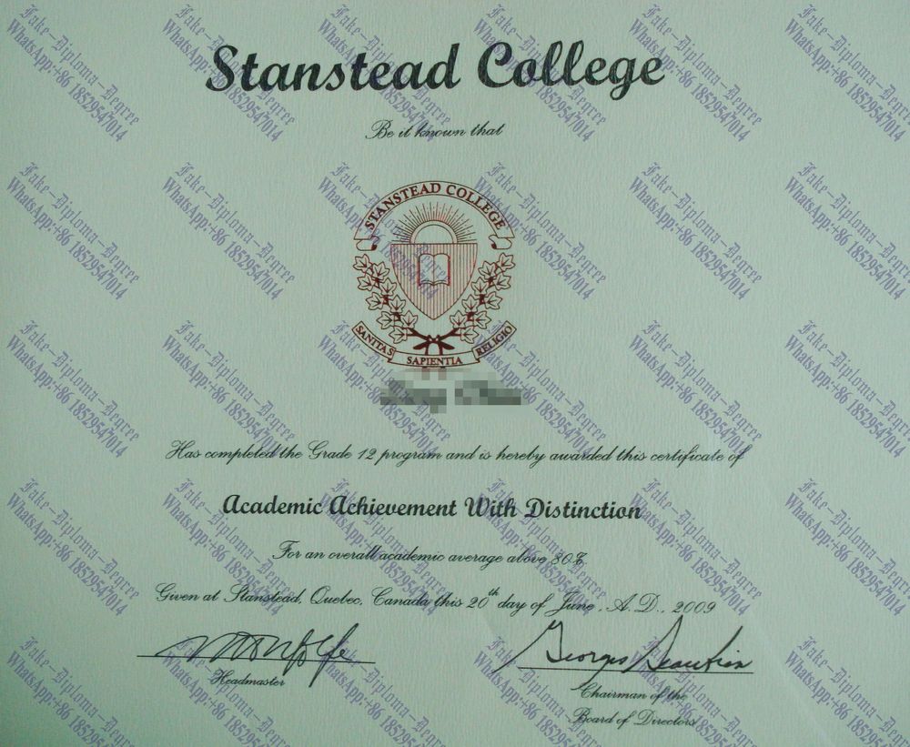 How to buy phony Stanstead College Diploma