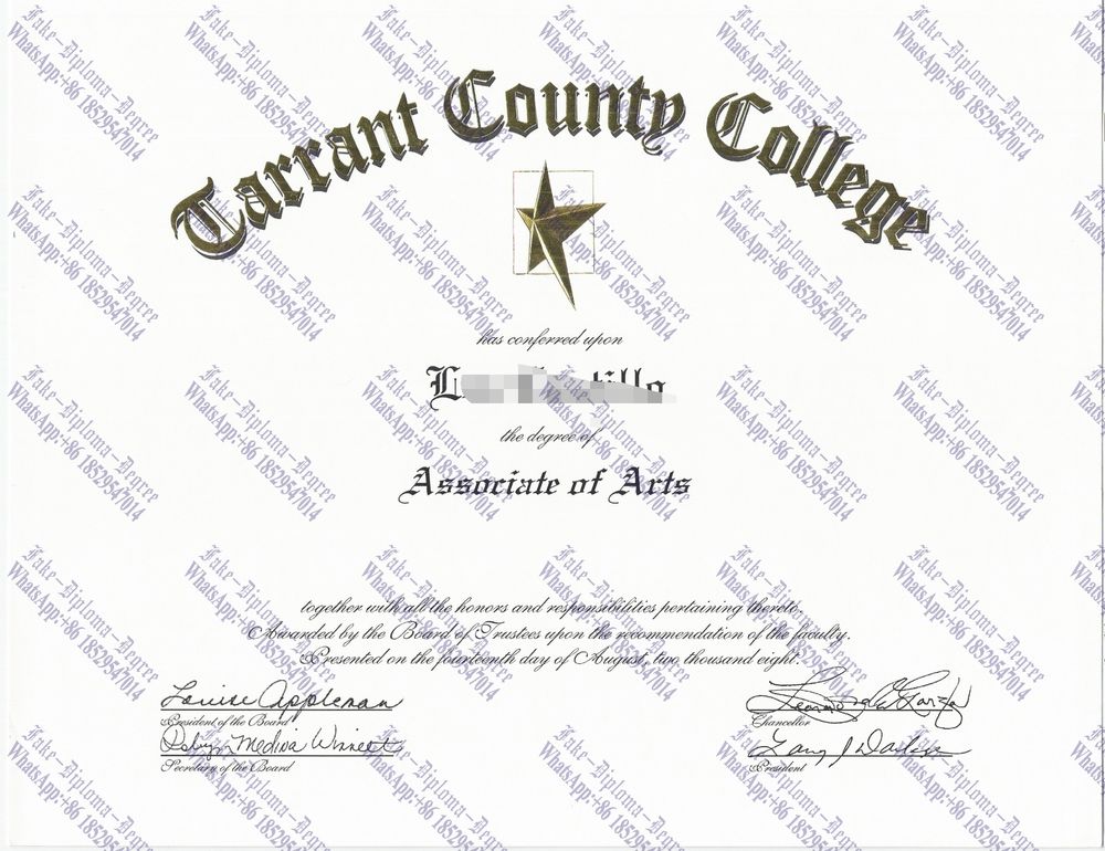 How to buy phony Tarrant County College Diploma