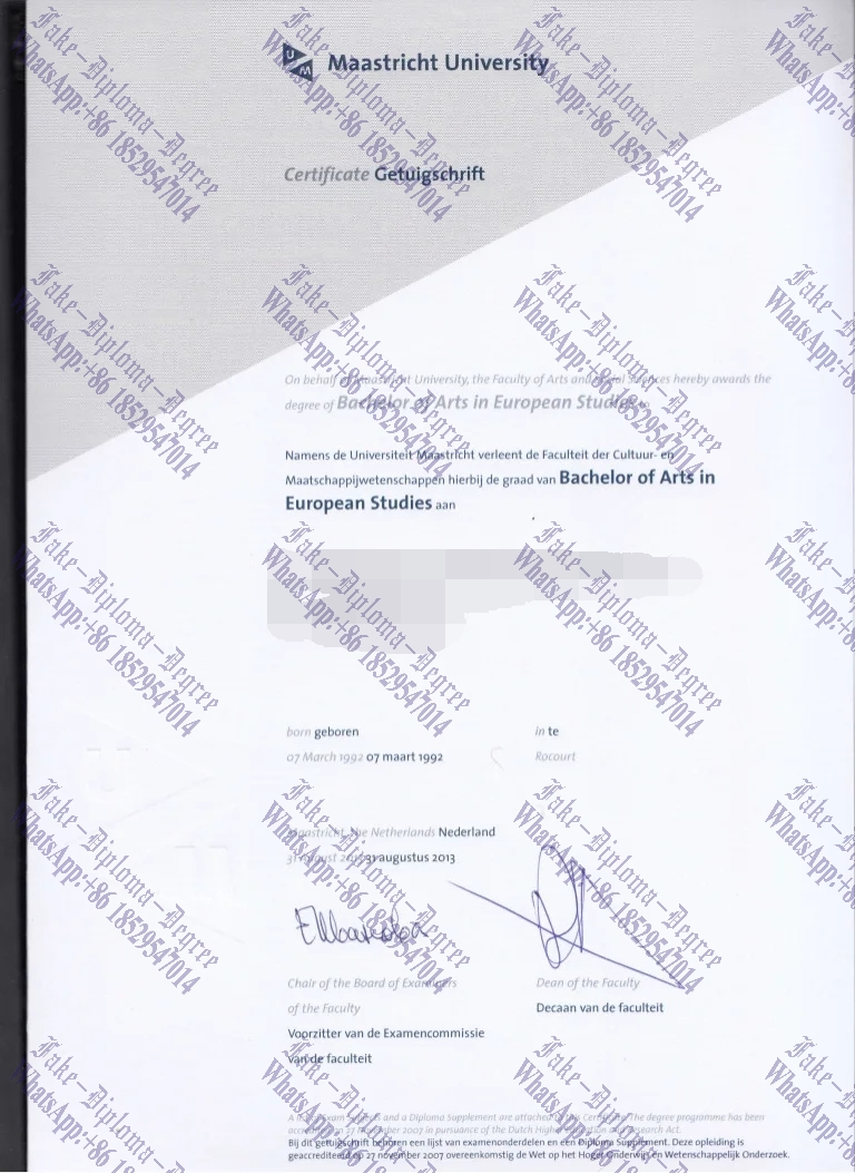 How to buy phony Universiteit Maastricht Diploma