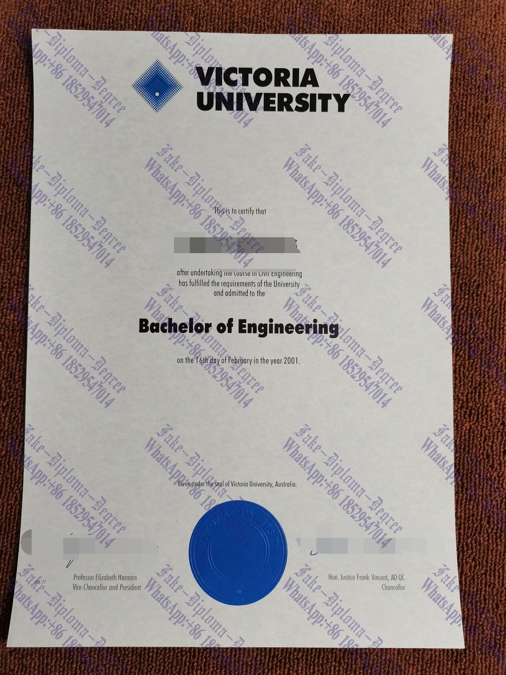 How to buy phony University of Victoria Diploma