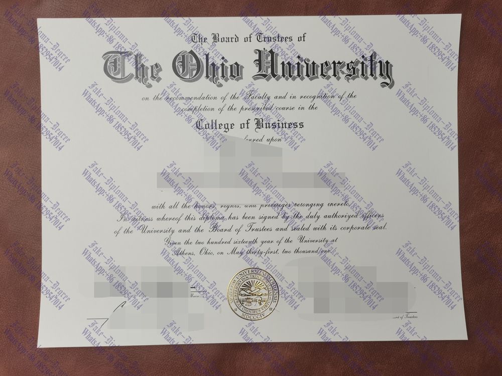 How to buy phony Where to purchase fake Ohio University Diploma Diploma