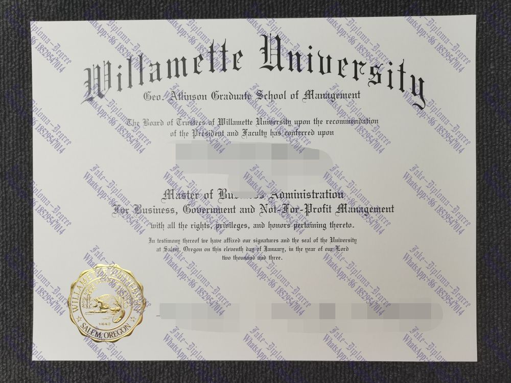 How to buy phony Willamette University Diploma