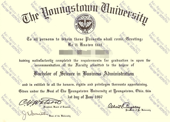 How to buy phony Youngstown State University Diploma