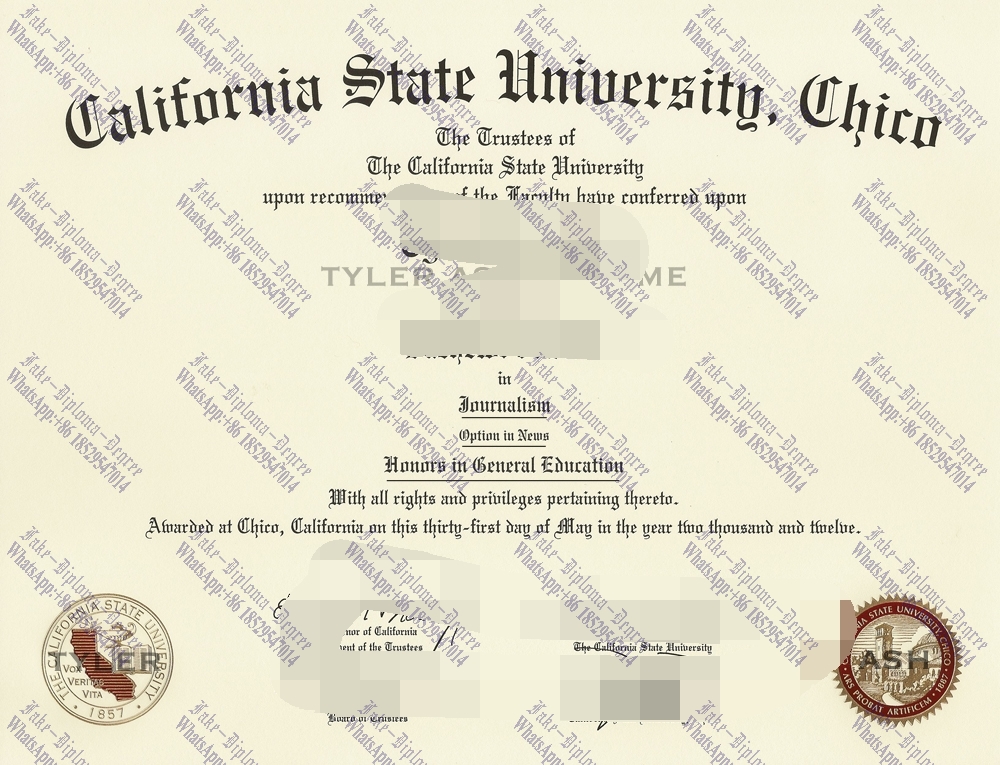 How to create fake California State University, Chico Degree