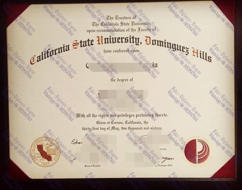 How to create fake California State University, Dominguez Hills Degree